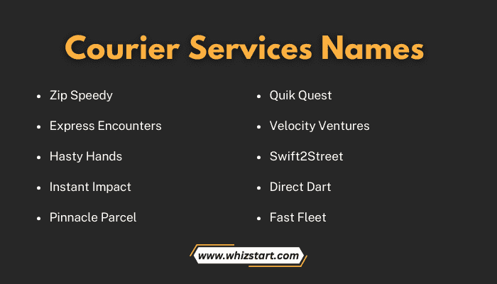 Courier Services Names