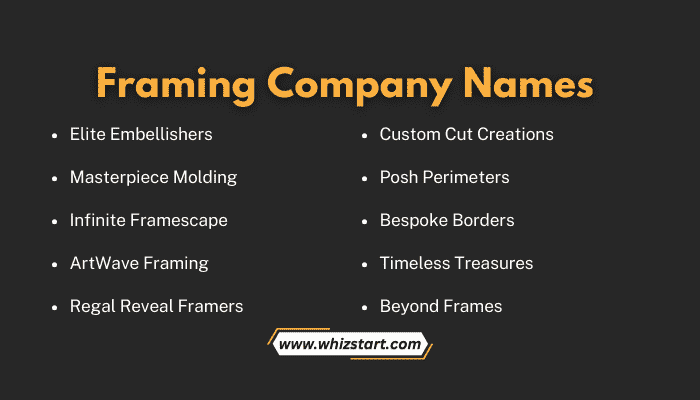 Framing Company Names