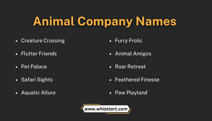 Animal Company Names