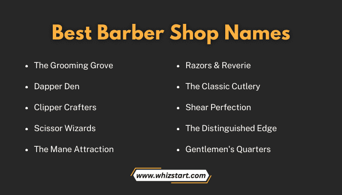 Best Barber Shop Names
