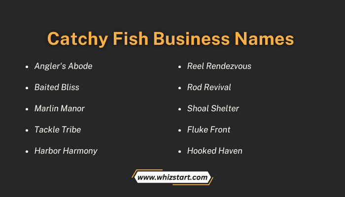 Catchy Fish Business Names