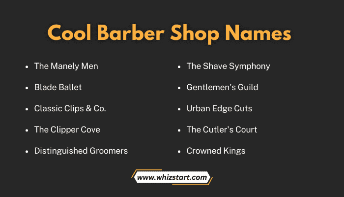 Cool Barber Shop Names