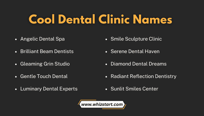 Cool Dental Clinic Names