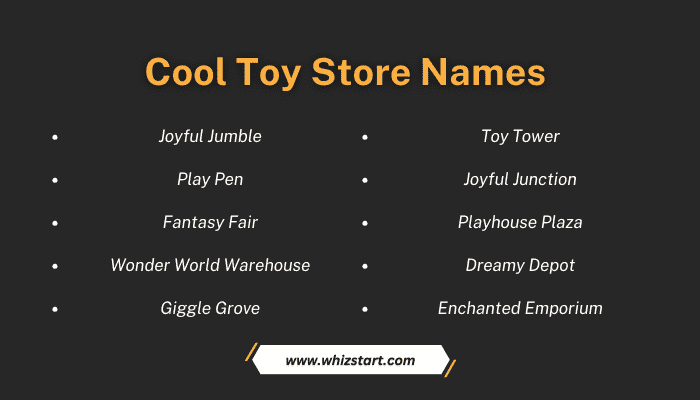 Cool Toy Store Names