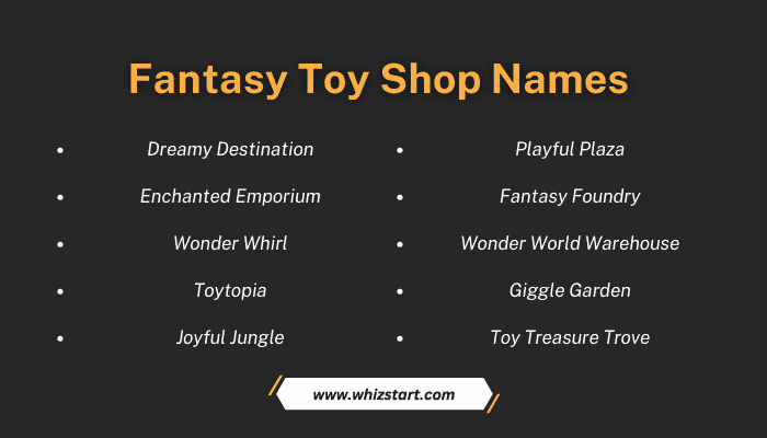 Fantasy Toy Shop Names