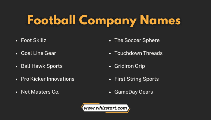 Football Company Names