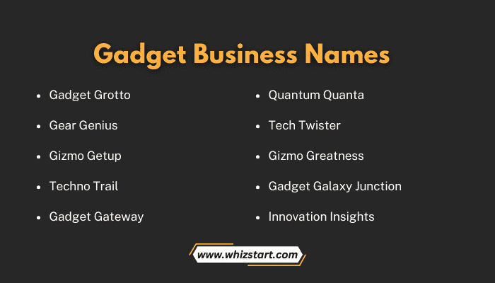 Gadget Business Names