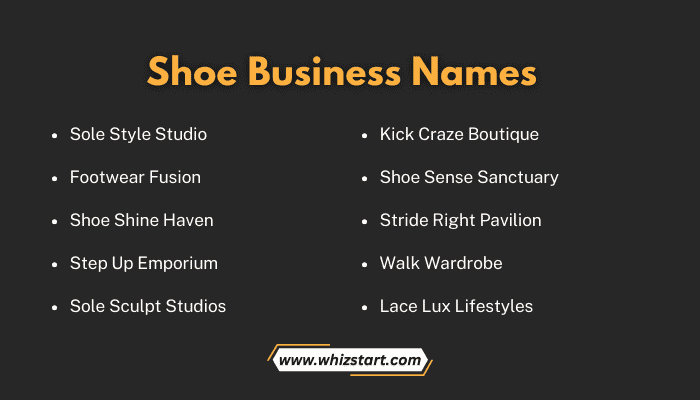 Shoe Business Names