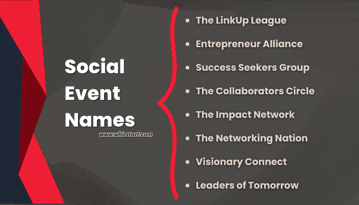 Social Event Names