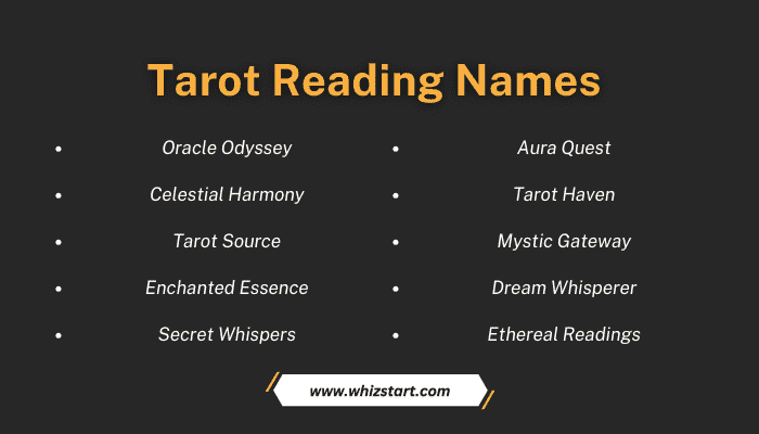 Tarot Reading Names