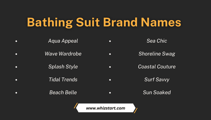 Bathing Suit Brand Names