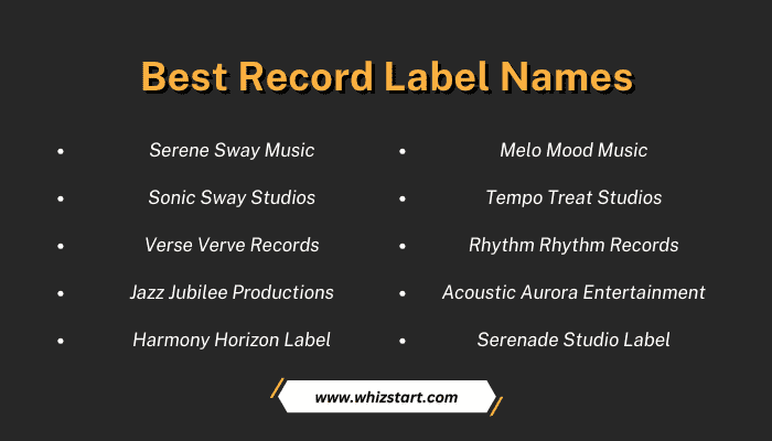 Best Record Label Names