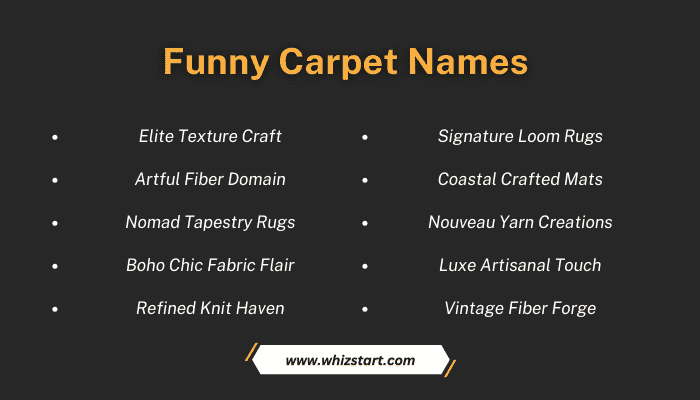 Funny Carpet Names