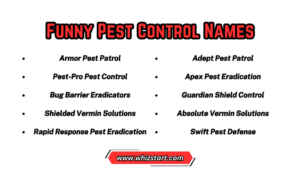 754+ Best Pest Control Company Names Ideas Suggestions! - Whiz Start