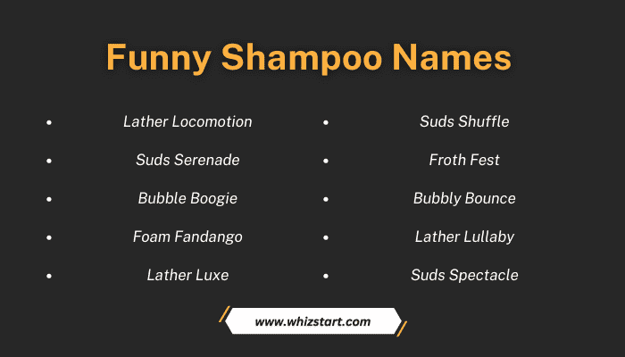 Funny Shampoo Names