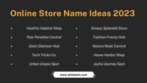 678+ Good Shopify Store Names Ideas (2024 - 2025) - Whiz Start