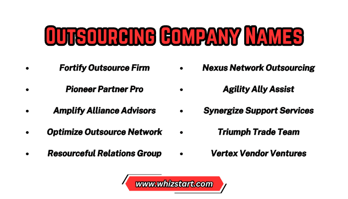Outsourcing Company Names