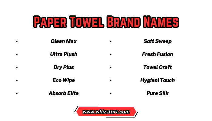 Paper Towel Brand Names