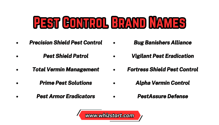 Pest Control Brand Names