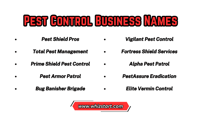 Pest Control Business Names