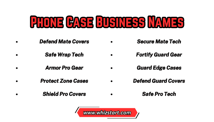 Phone Case Business Names