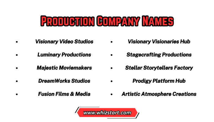 Production Company Names