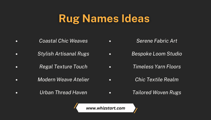 Rug Names Ideas