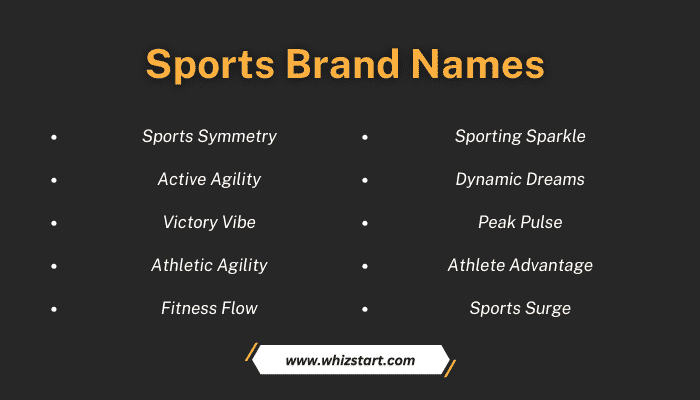 Sports Brand Names
