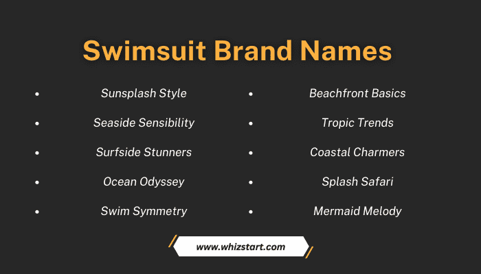 Swimsuit Brand Names