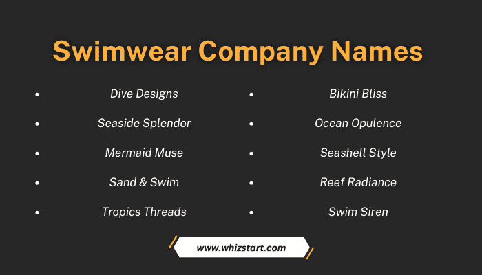 Swimwear Company Names