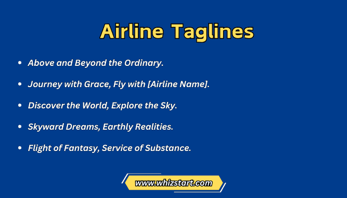 Airline Taglines