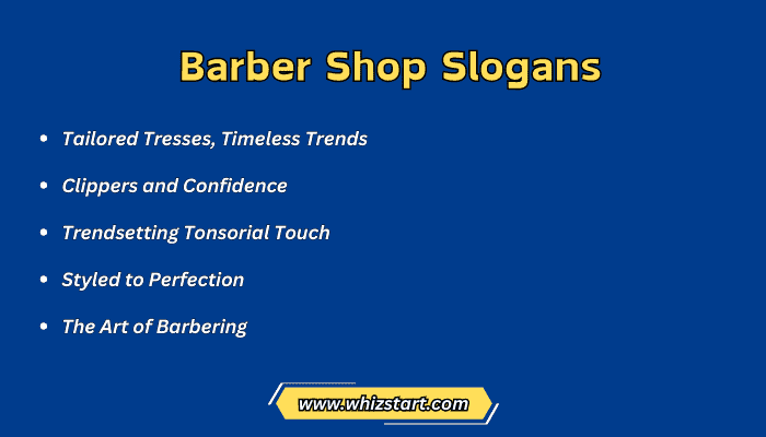 Barber Shop Slogans