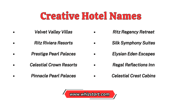 Creative Hotel Names