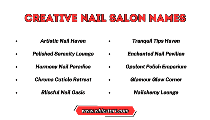 Creative Nail Salon Names