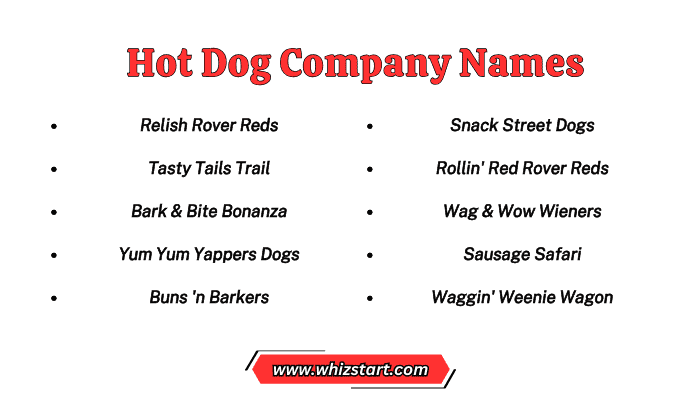 Hot Dog Company Names