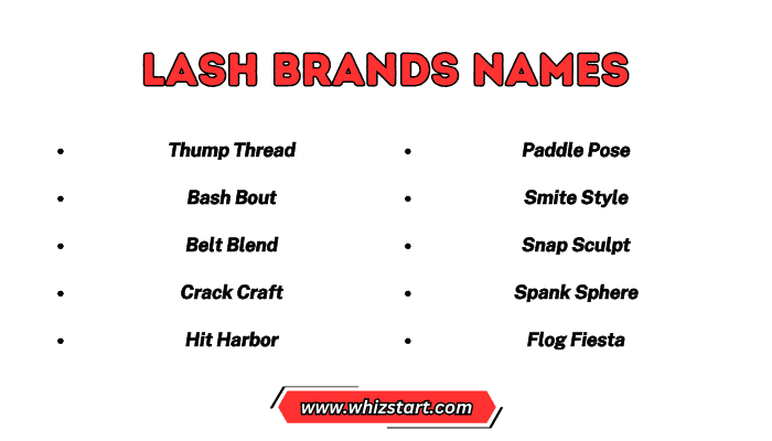 Lash Brands Names