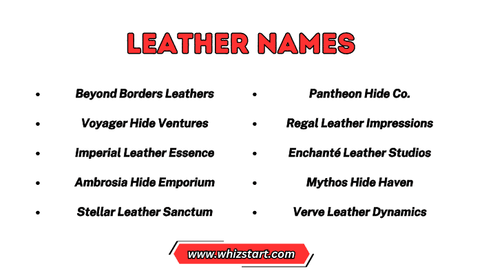 Leather Names