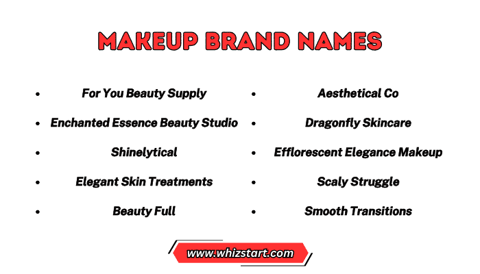 Makeup Brand Names