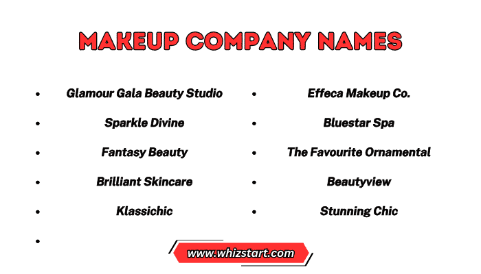 Makeup Company Names