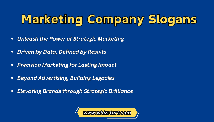 Marketing Company Slogans