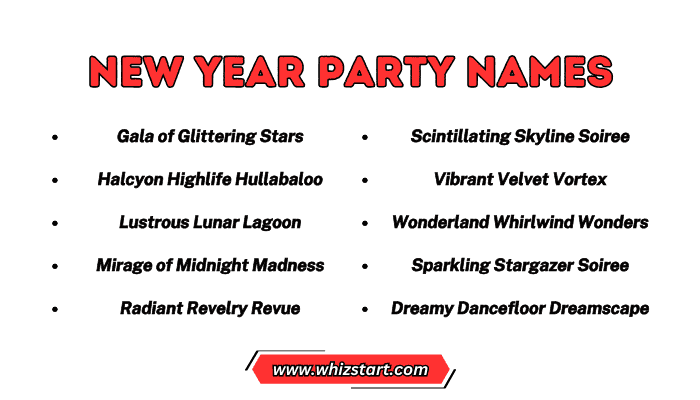 New Year Party Names