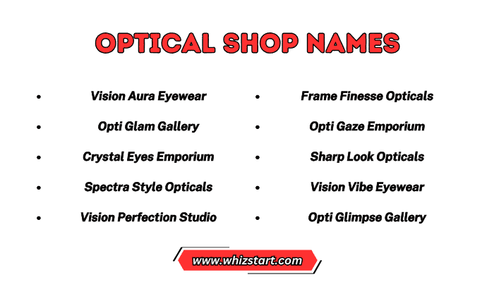 Optical Shop Names