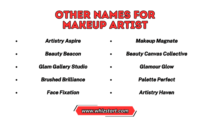Other Names for Makeup Artist
