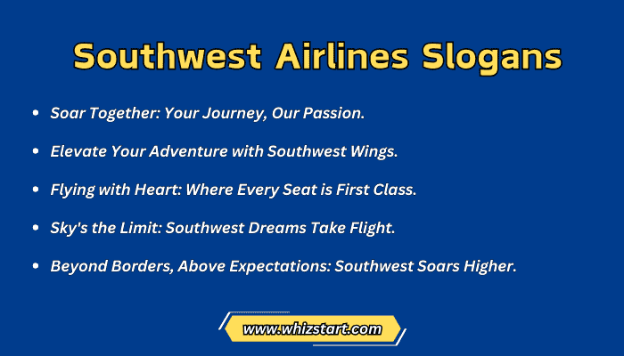 Southwest Airlines Slogans