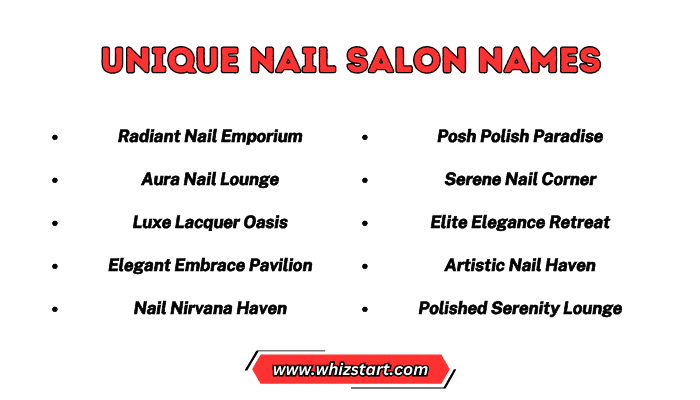 Unique Nail Salon Names