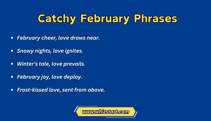 Catchy February Phrases