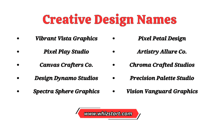 Creative Design Names
