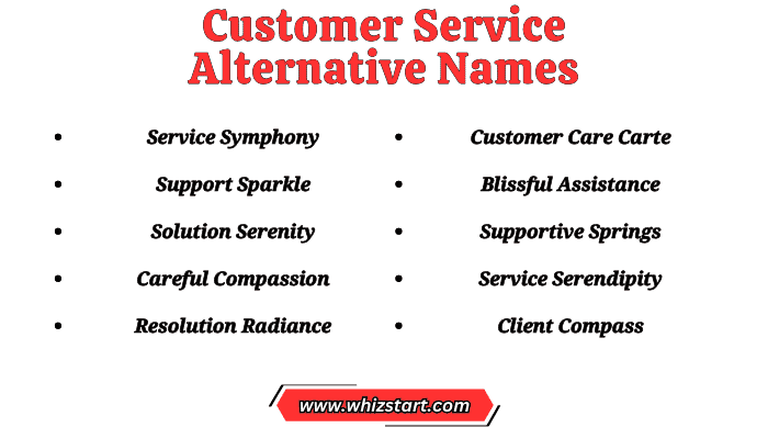 Customer Service Alternative Names