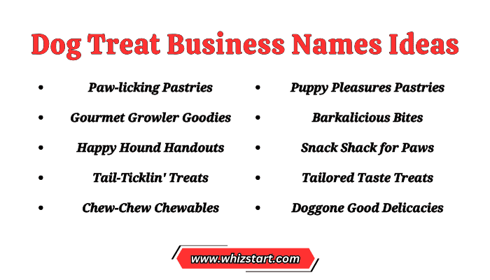 Dog Treat Business Names Ideas