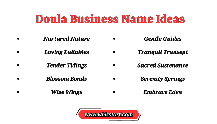 Doula Business Name Ideas